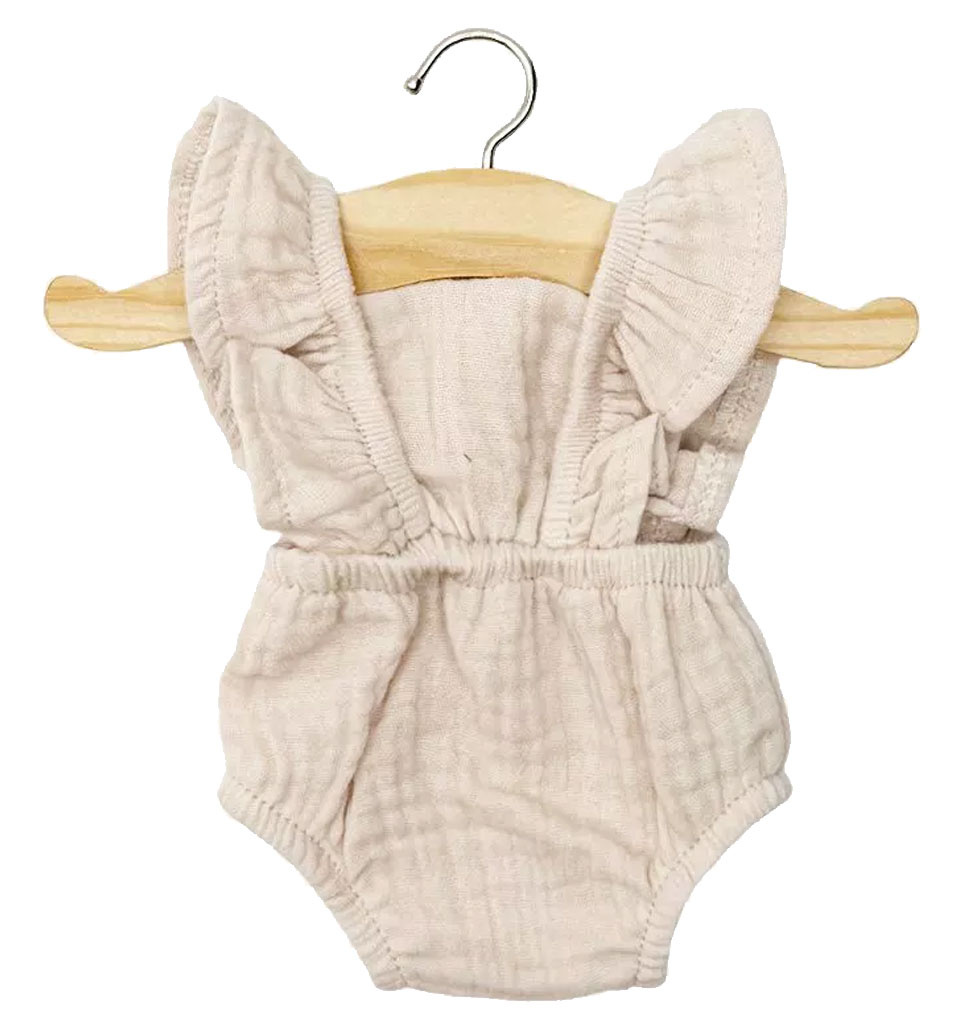 Minikane  Minikane Barboteuse retro Lou en gaze de coton mastic / Gordi poppen