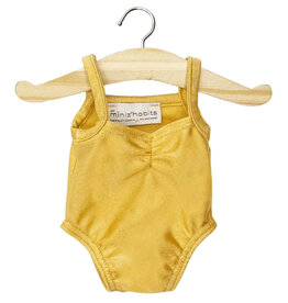 Minikane  Minikane body/turnpakje/justaucorps voor Gordi poppen / goud
