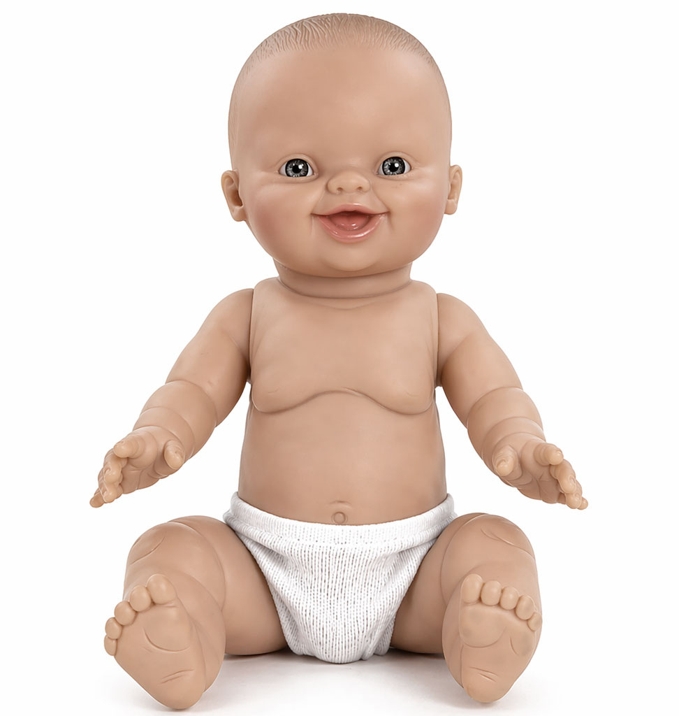 Paola Reina poppen Paola Reina Gordi boy baby doll laughing