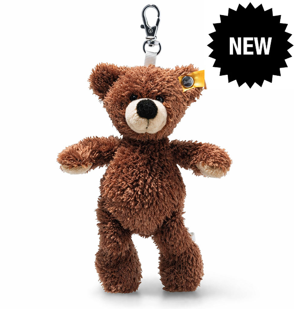 Steiff Steiff teddy bear Finn keychain / dark brown