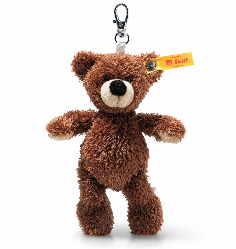 Steiff Steiff teddy bear Finn keychain / dark brown