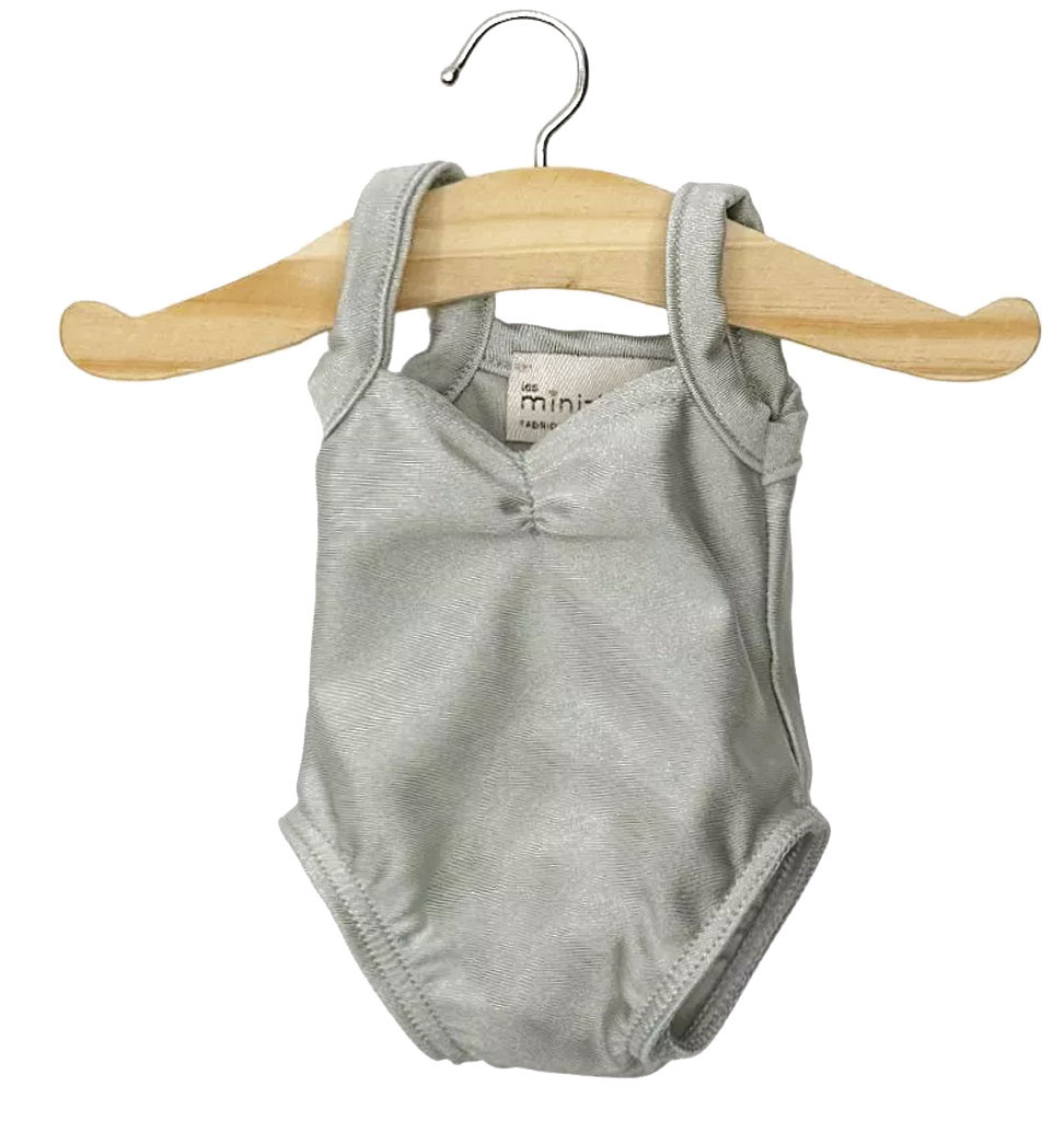 Minikane  Minikane Body/Gymnastikanzug/Justaucorps für Gordi-Puppen / Perlgrau