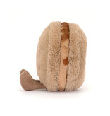 Jellycat knuffels Jellycat Amuseables Mona Macaron / Schokolade