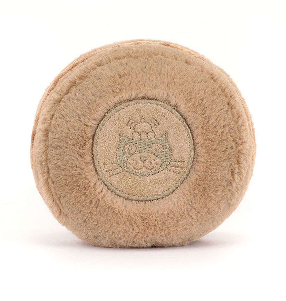 Jellycat knuffels Jellycat Amuseables Mona Macaron / Schokolade
