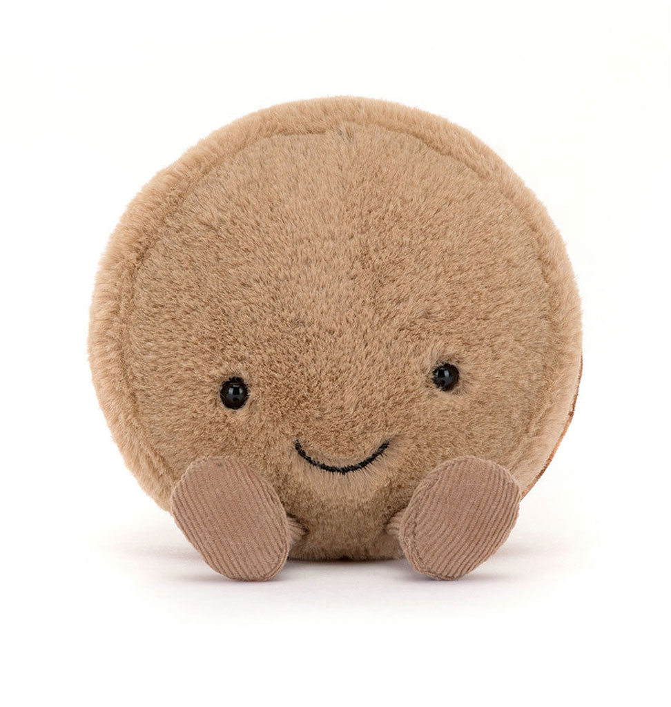 Jellycat knuffels Jellycat Amuseables Mona Macaron / Schokolade