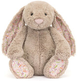 Jellycat knuffels Jellycat-Blüte, beiges Hasenblütenblatt / Ferkel