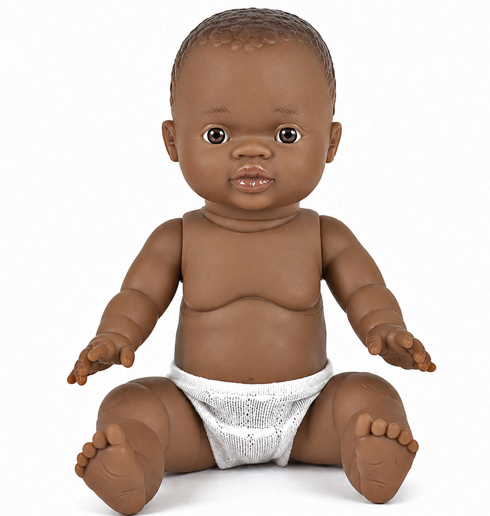 Paola Reina poppen Paola Reina Gordi boy African 34 cm
