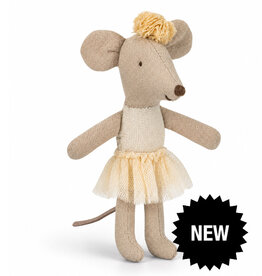 Maileg Maileg kleine Schwester Ballerina-Maus / gebrochenes Weiß