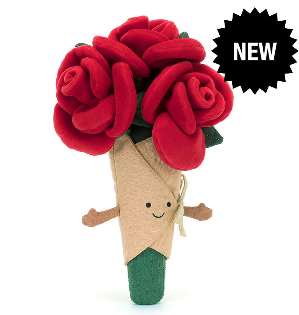 Jellycat knuffels Jellycat Amuseables rose bouquet