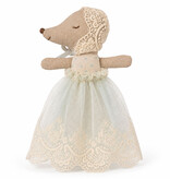 Maileg Maileg Schläfriges, waches Babymaus im Taufkleid / Mint