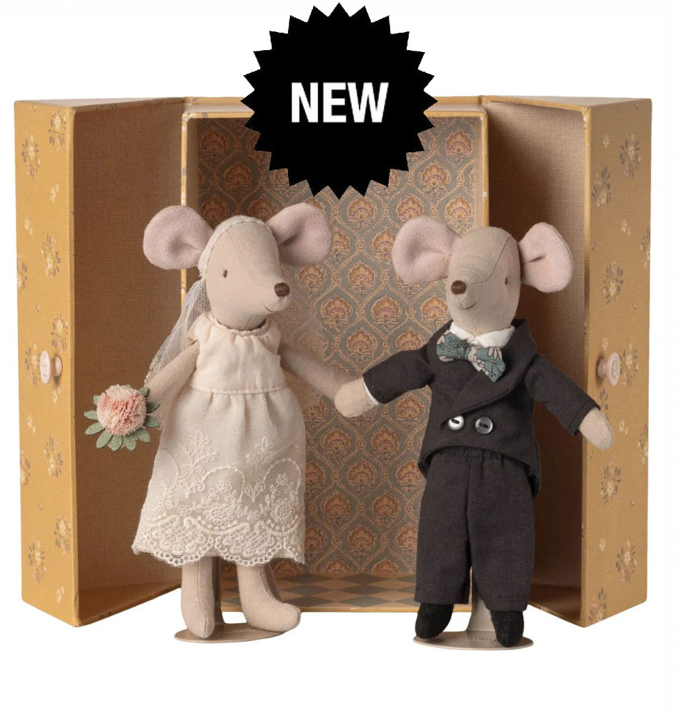 Maileg Maileg mouse bride and groom in a box