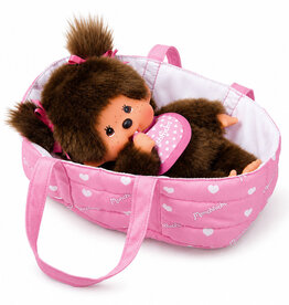 Monchhichi Monchhichi in draagmand / reiswieg
