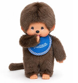 Monchhichi Monchhichi boy with blue bib