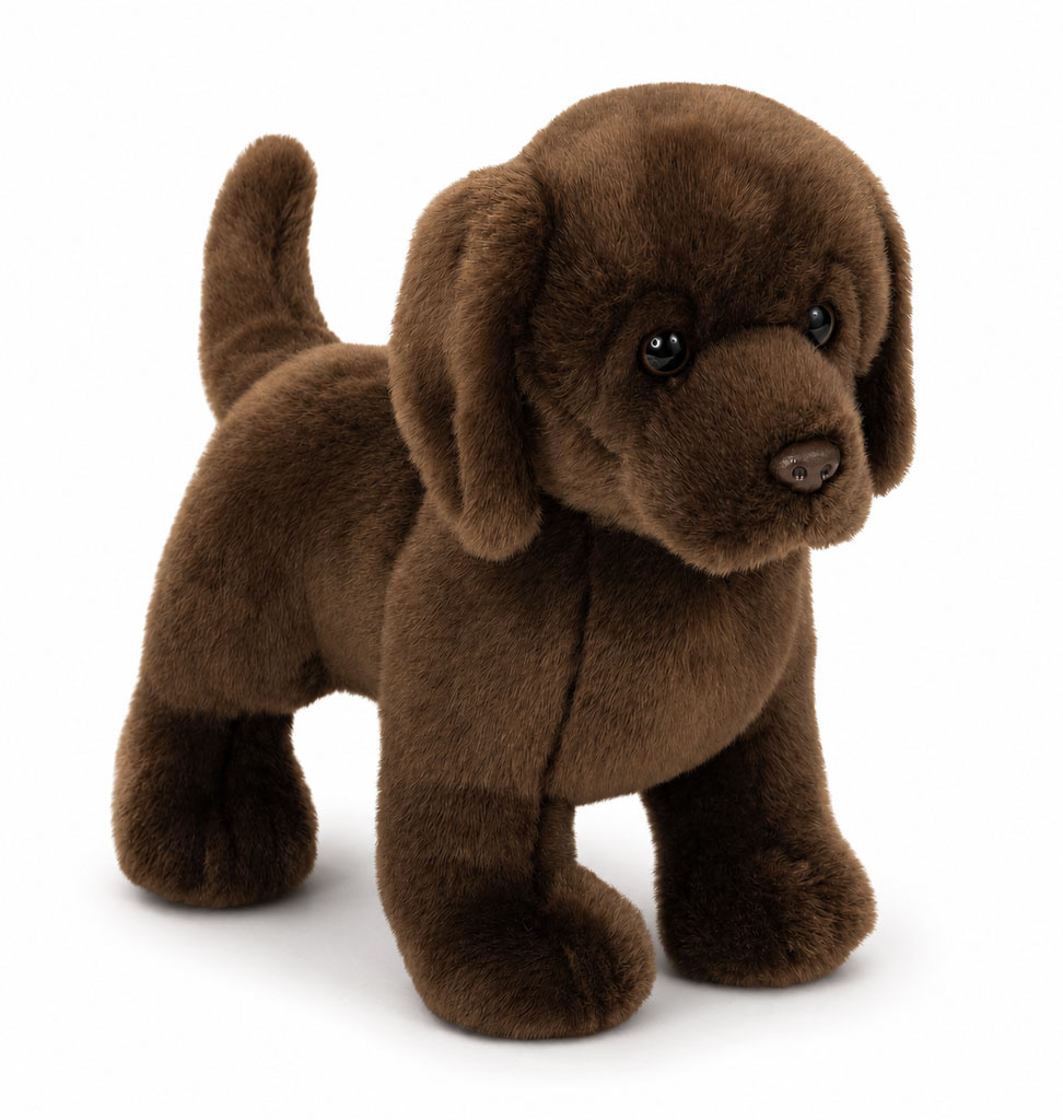 Hermann Teddy Collection Hermann Teddy / brauner Labrador-Plüschhund