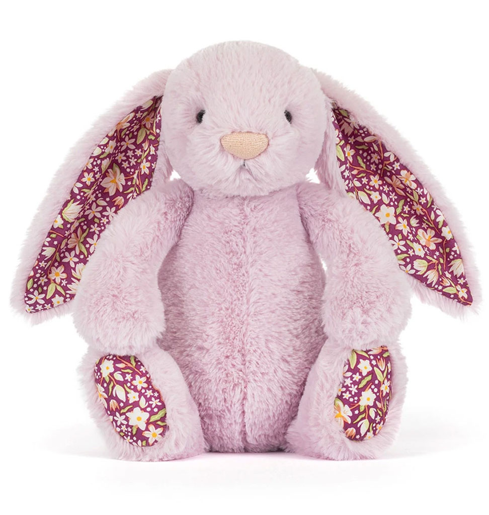 Jellycat knuffels Jellycat Thistlepop Blossom Luxe Bunny