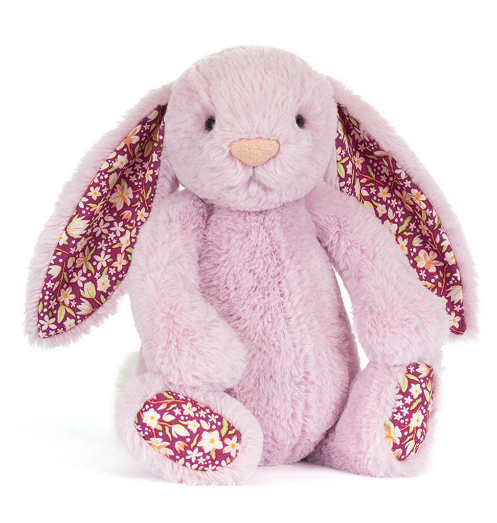Jellycat knuffels Jellycat Thistlepop Blossom Luxe Bunny
