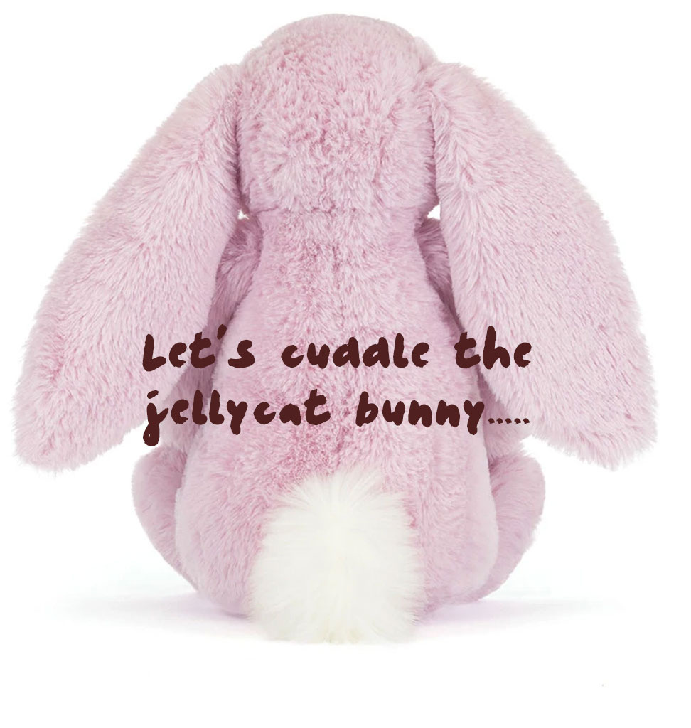 Jellycat knuffels Jellycat Thistlepop Blossom Luxe Bunny