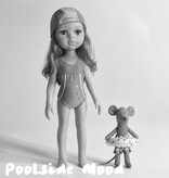Paola Reina poppen Paola Reina badpak en badmuts voor Amigas poppen