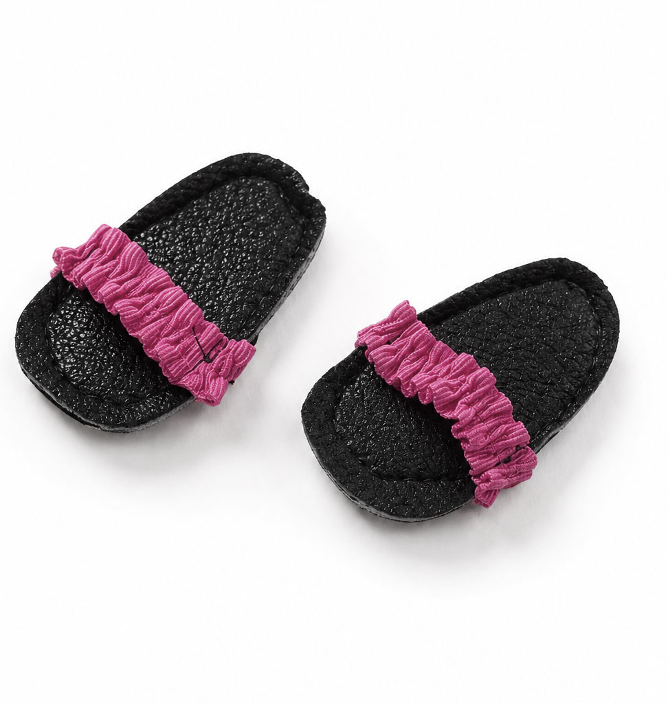 Heless Paola Reina rosa Hausschuhe für Amigas-Puppen