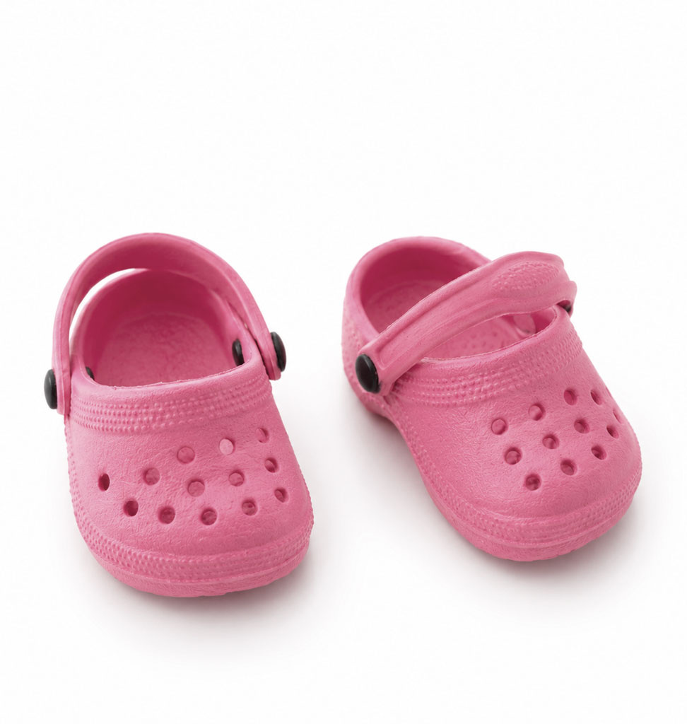 Heless Roze clogs / crocs voor poppen / geschikt voor de Amigas poppen