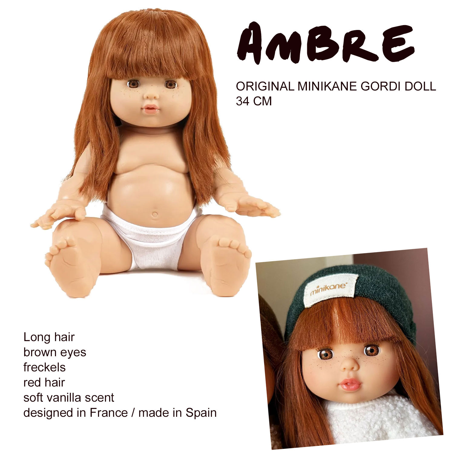 Minikane  Minikane Gordi pop Ambre