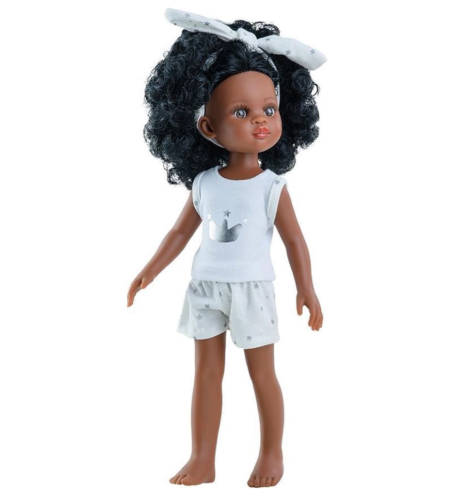 Minikane  Paola Reina  Amigas pop Nora met pyjama en haarband