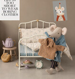 Maileg Maileg bathrobe father mouse Dusty Blue