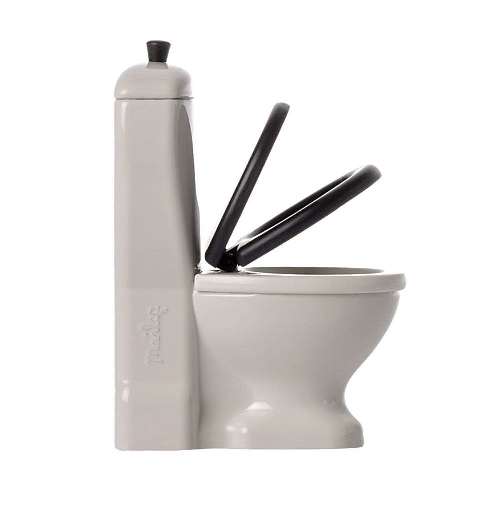Maileg Maileg mouse toilet / off white
