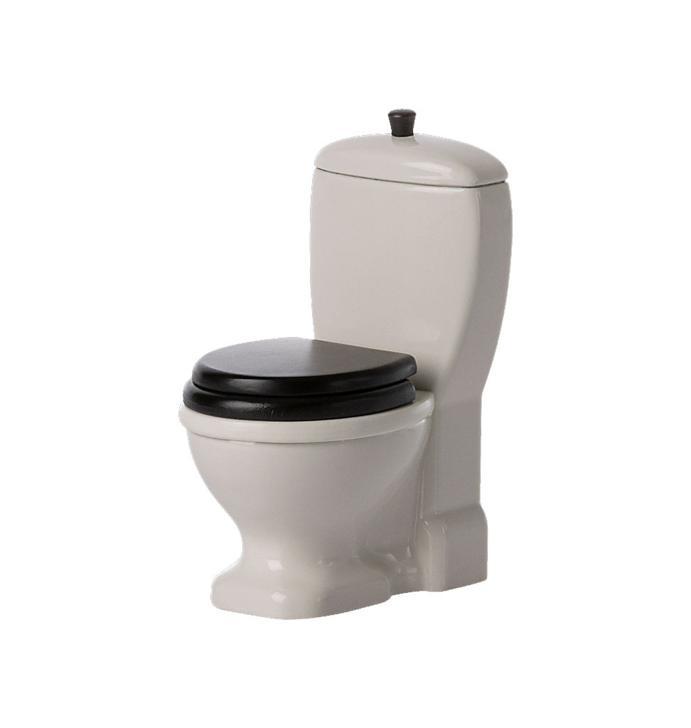 Maileg Maileg mouse toilet / off white