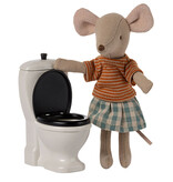 Maileg Maileg mouse toilet / off white
