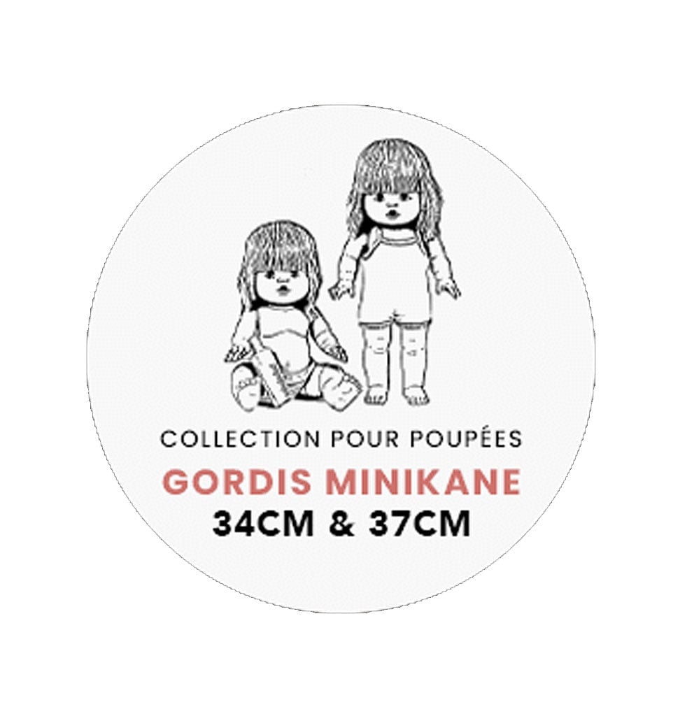 Minikane  Minikane-Latzhose für Gordi-Puppen / Design Claudie und Molton-Ortie
