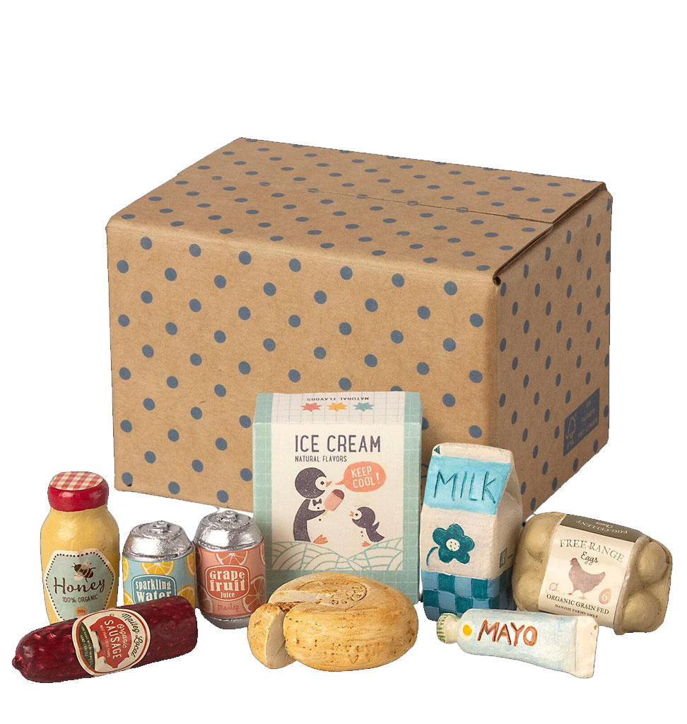 Maileg Maileg grocery set / miniature