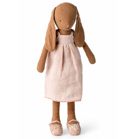 Maileg Maileg konijn / size 3 / chocoladebruin met jurk, onderbroek en schoenen