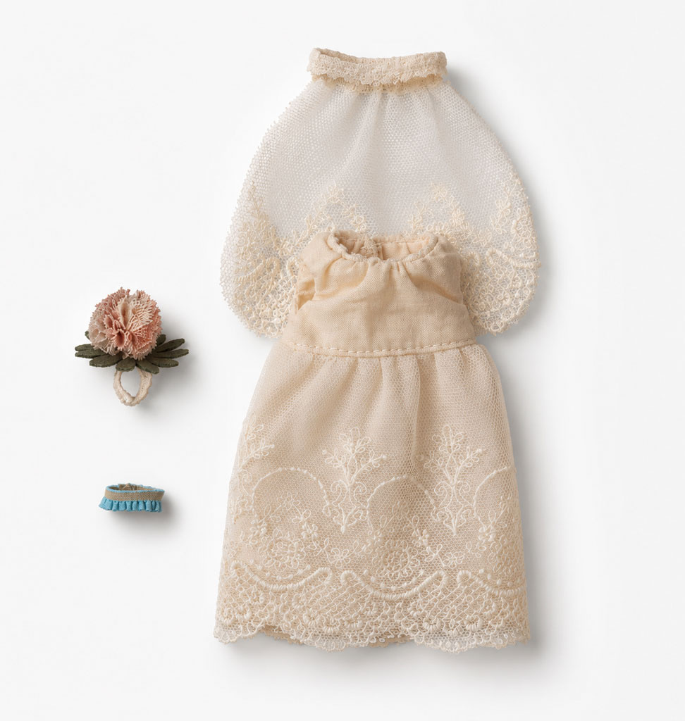 Maileg Maileg clothing set wedding dress for mother mouse