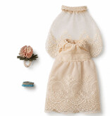 Maileg Maileg clothing set wedding dress for mother mouse
