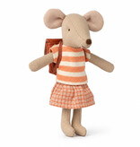 Maileg Maileg Big Sister clothing set with bag / coral