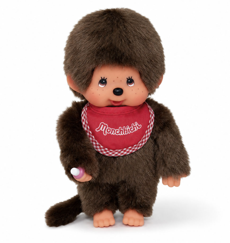 Monchhichi Monchhichi jongen met slab rood