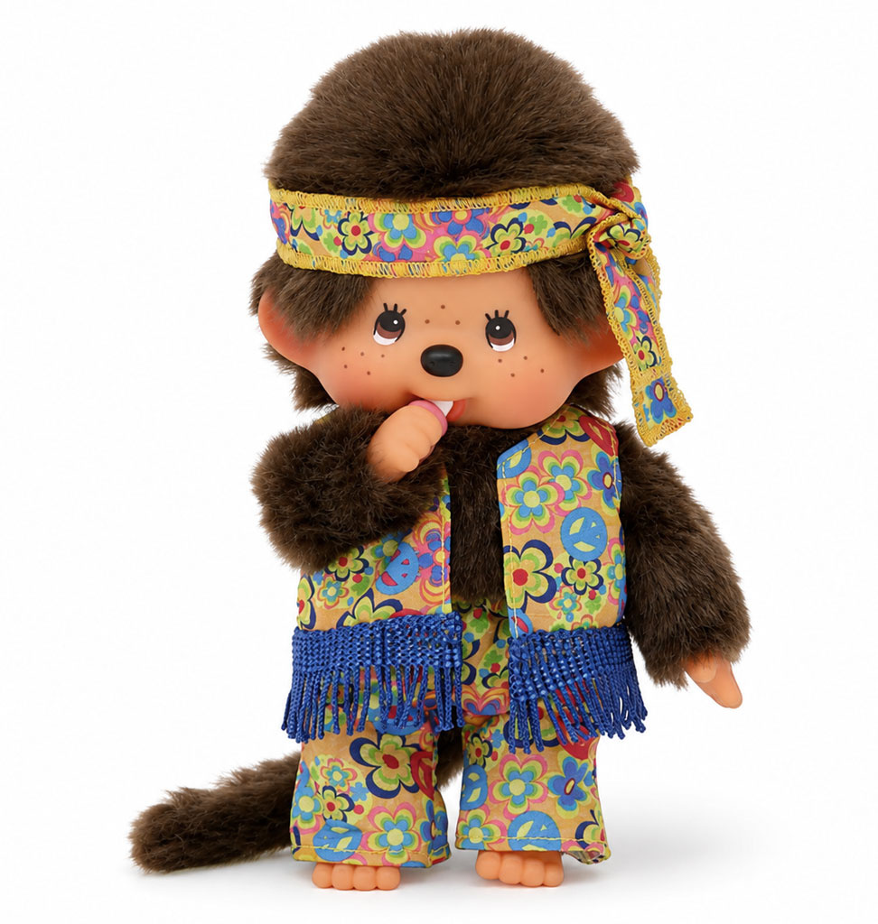 Monchhichi Monchhichi jongen Flower Power