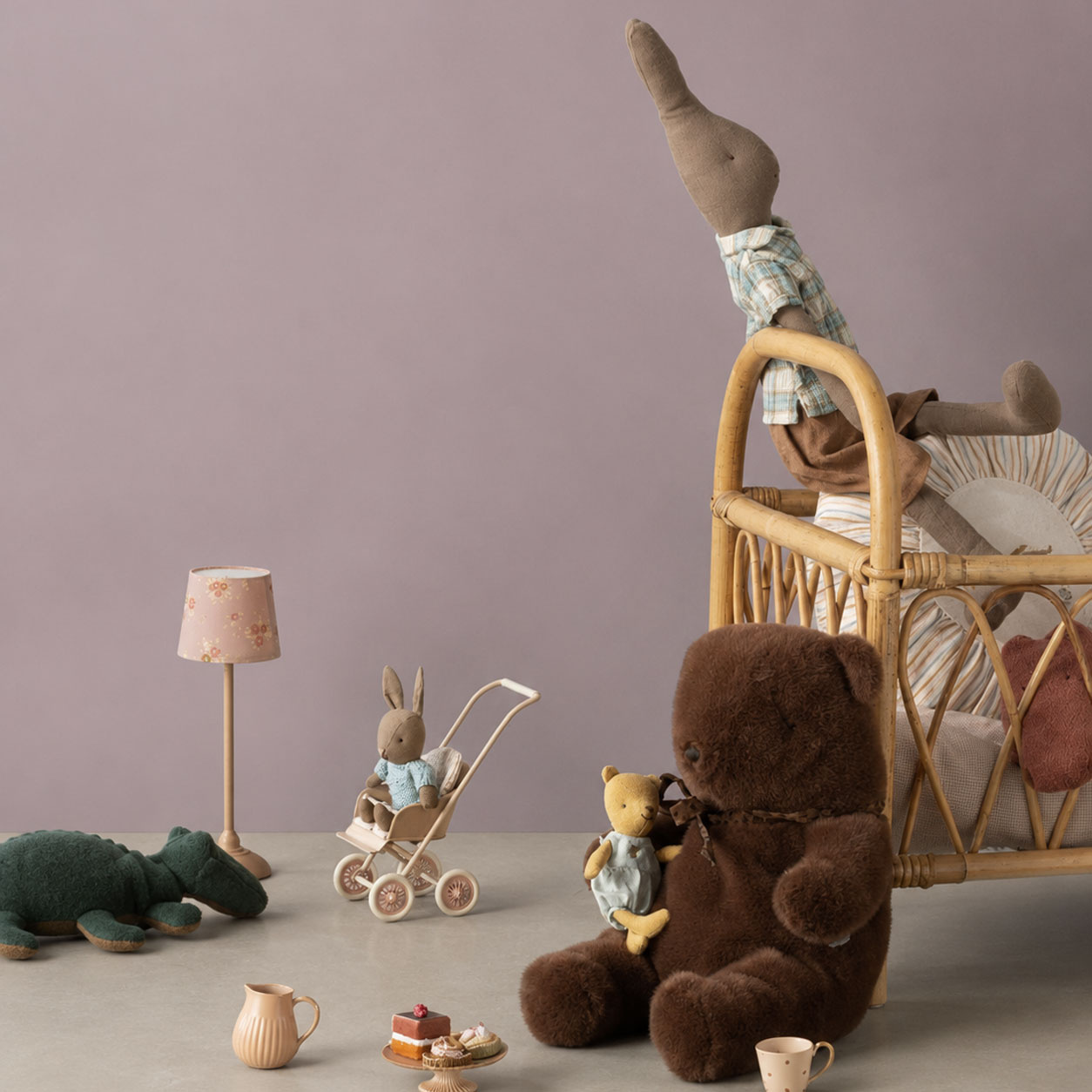 Maileg Maileg teddybeer dark chocolate / medium
