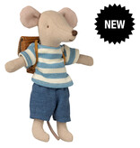 Maileg Maileg Big Brother Dreiradmaus mit Tasche / braun