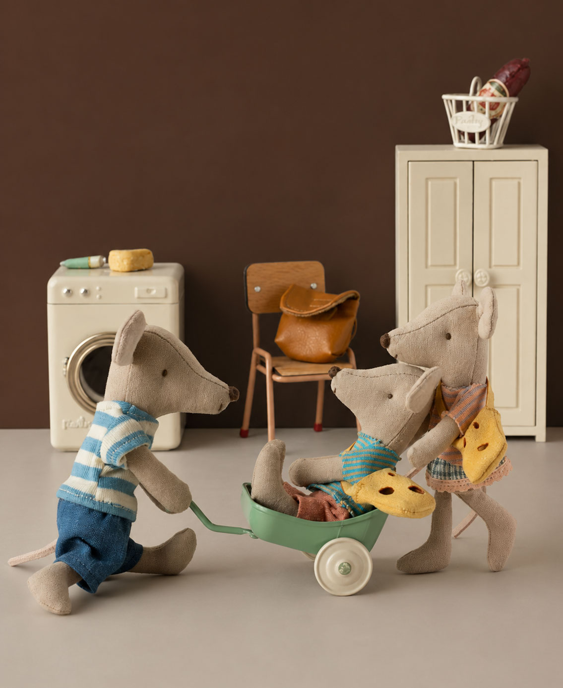 Maileg Maileg Little Brother Maus mit Tasche