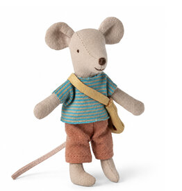 Maileg Maileg Little Brother  muisje met tas
