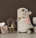 Maileg Maileg Big Sister tricycle mouse with green bag