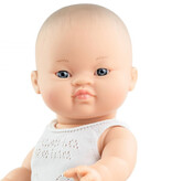 Paola Reina poppen Paola Reina Babypuppe, asiatisches Mädchen mit Augenbrauen und Unterwäsche-Set