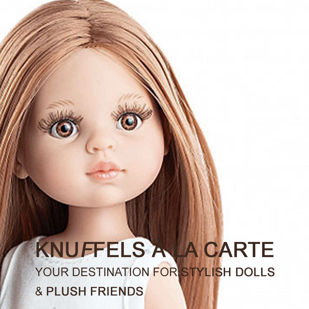Paola Reina poppen Paola Reina Amigas doll Cristi with salopette from Orange Toys