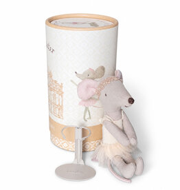 Maileg Maileg ballet danseres Big Sister muis met standaard en geschenksdoos