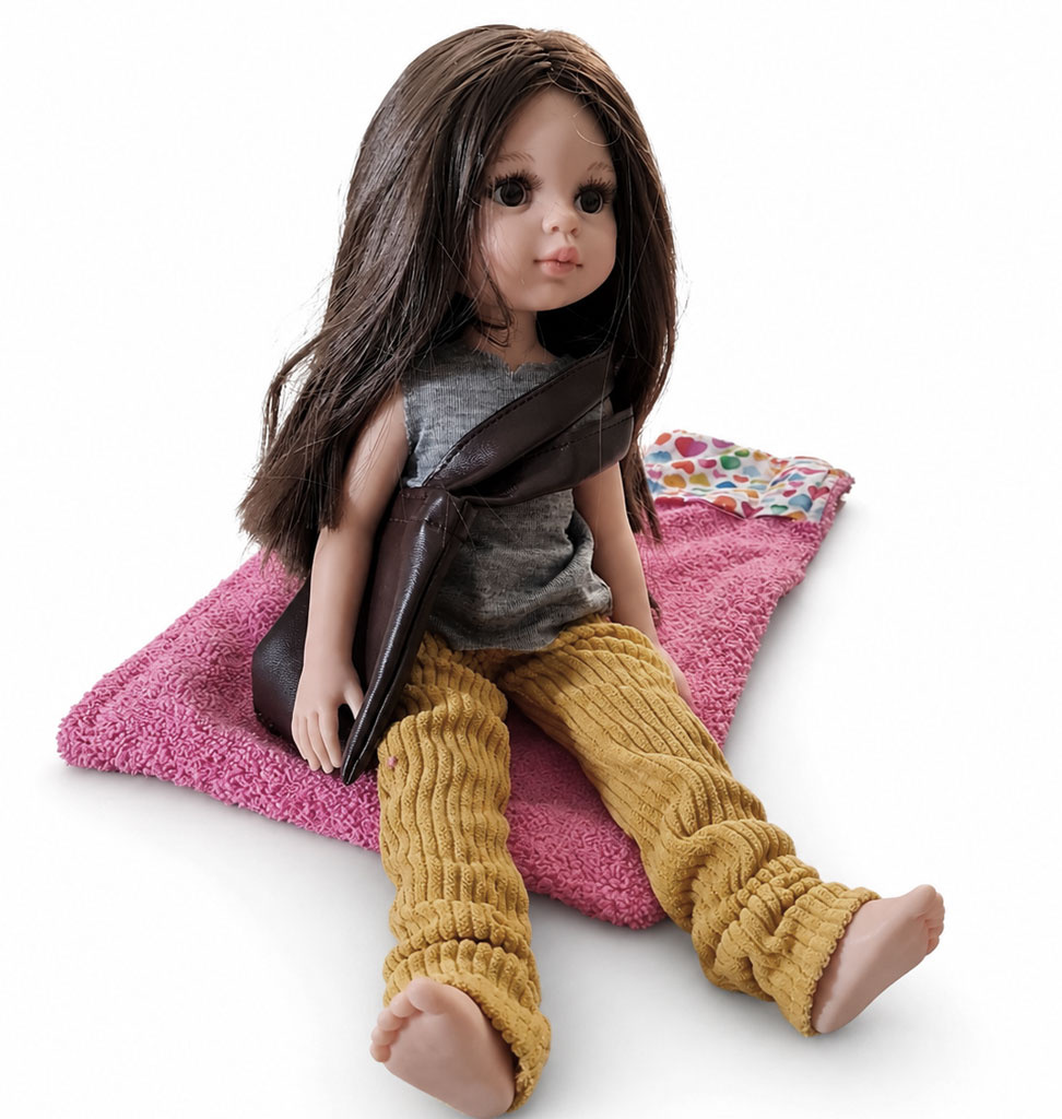 Paola Reina poppen Paola Reina bath towel for Amigas dolls