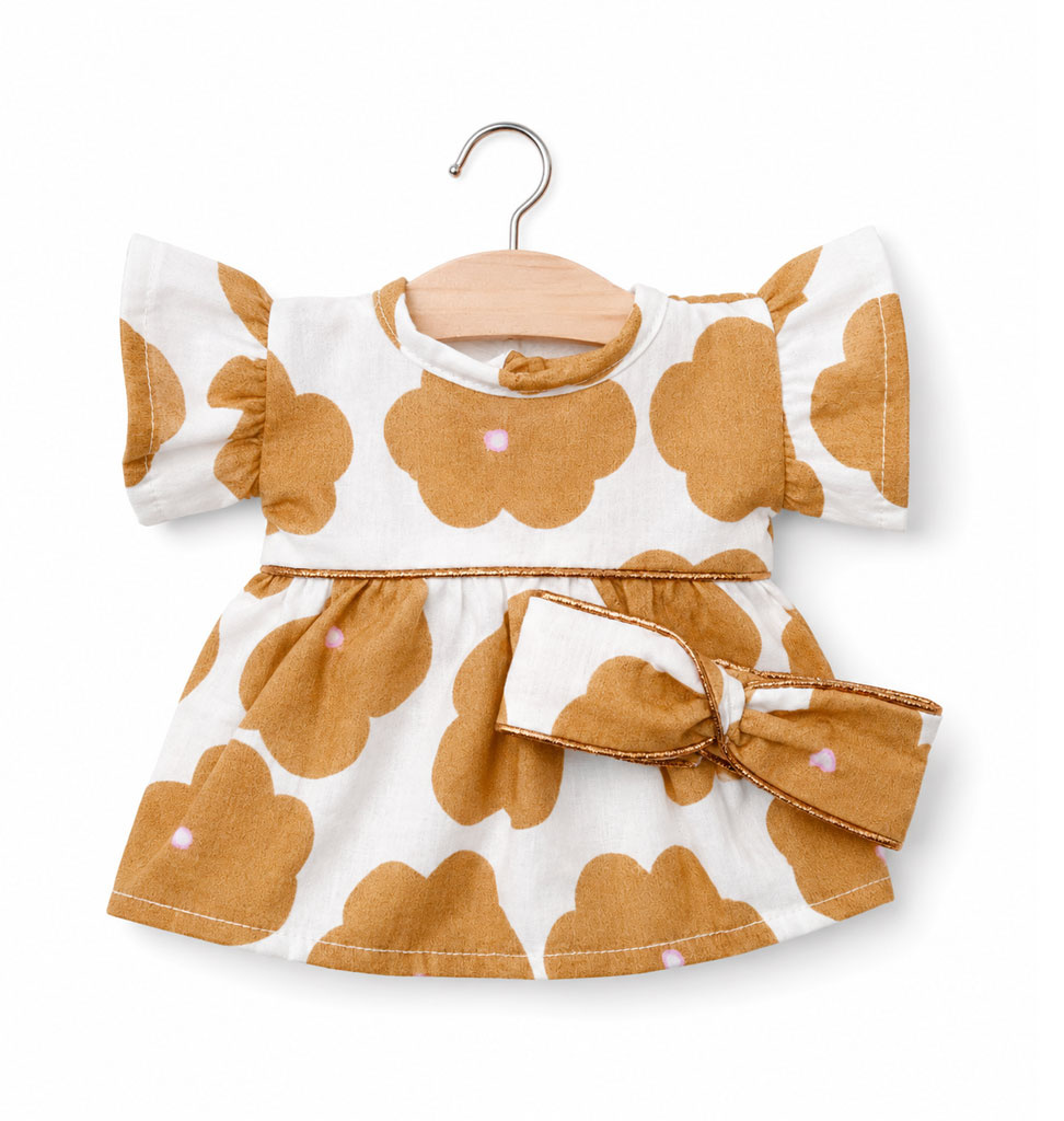 Minikane  Minikane Gordi doll dress robe Daisy with headband / floral print