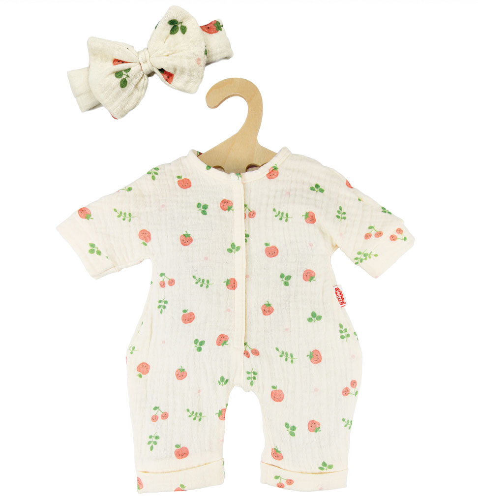 Heless Heless Gordi Puppen-Babyoutfit mit Stirnband aus Bio-Baumwolle