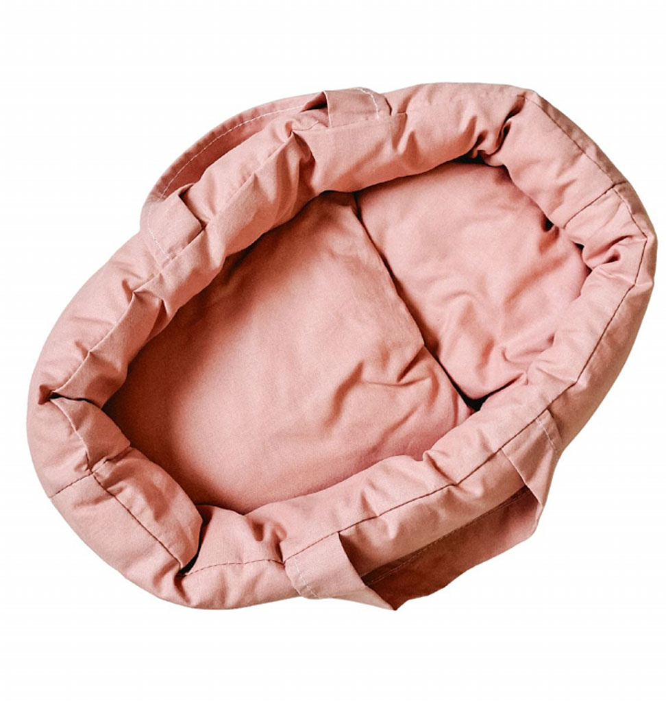 Hollie Hollie poppendraagmand  / reiswieg voor Gordi poppen  / peach